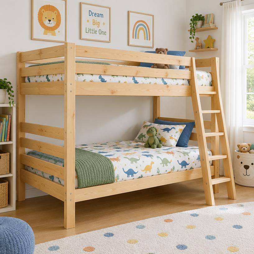 Pine Kids Bunk Bed