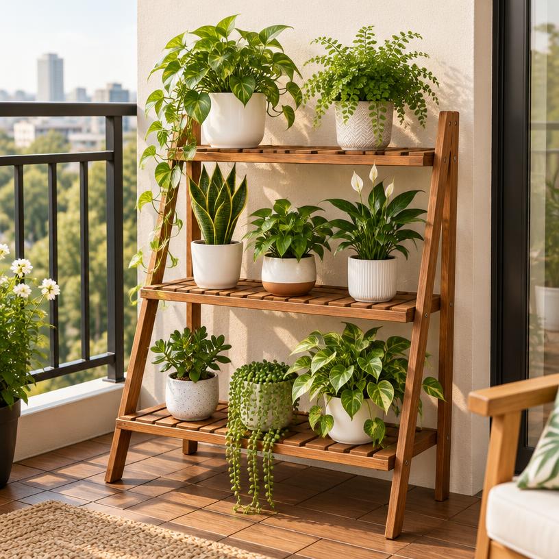 3-Tier Ladder Plant Stand